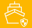 Yellow Naval and defence icon